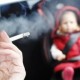 Ar galima rūkyti automobilyje su vaikais