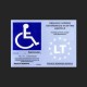 Neįgalusis vairuotojas automobilių statymo kortelė