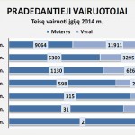 Pradedančiųjų vairuotojų amžius 2014